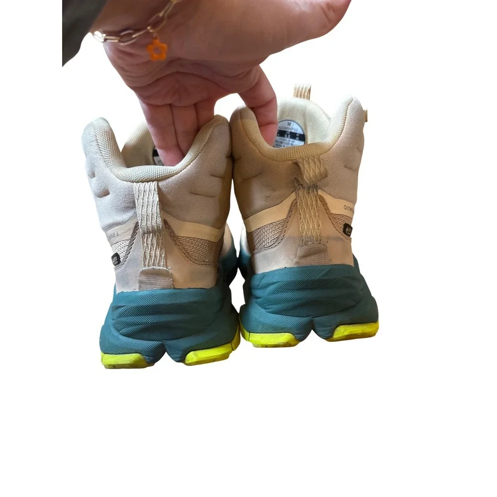 Altra Olympus 6 Hike Mid GTX Mens Tan Teal Hiking Boots SIZE‎ 9.5